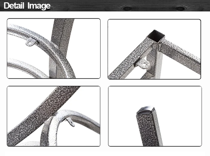 detail image metal chair-WOODEN seat