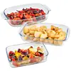 high borosilicate microwave pizza tray bread baking trays shallow baking pan bakeware bake bakery trays