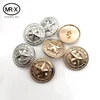 Custom Size 18Mm 25Mm Five-Pointed Star Metal Sewing shank Buttons
