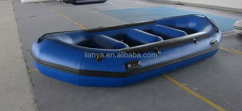 rafting boat DRF380 with three inflatable thwarts