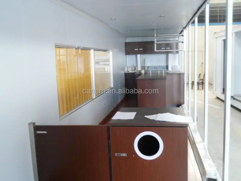China cheap luxury container house for coffee shop
