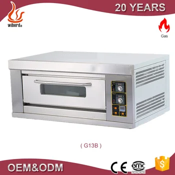 220v Industrial Kitchen Equipment Gas Baking Oven Countertop Pizza