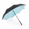 Automatic Travel Umbrella Teflon 210T Canopy 8 Ribs Wind Resistant Frame