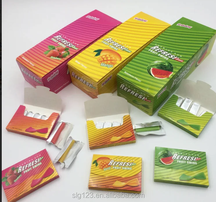 Halal Chewing Gum Be Fresh Watermelon Gum Fruity Flavor Gum Manufacture