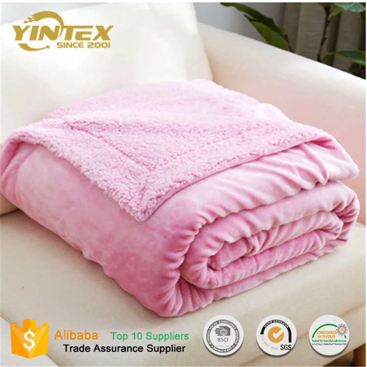 מברשת 100 פוליאסטר בד שמיכת מיטה זוגית מיטה וספה