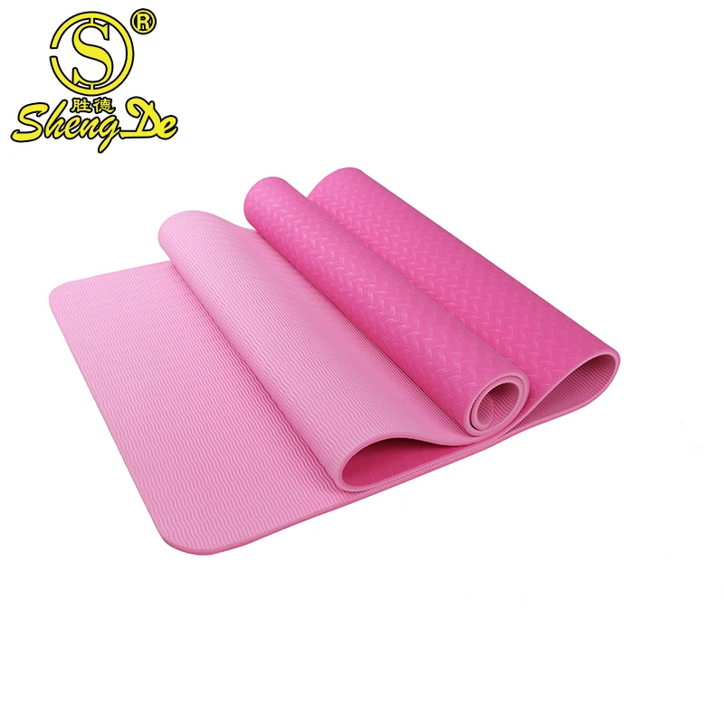 Wholesale Anti Slip Square Small Yoga Mat PU Rubber Meditation Mat