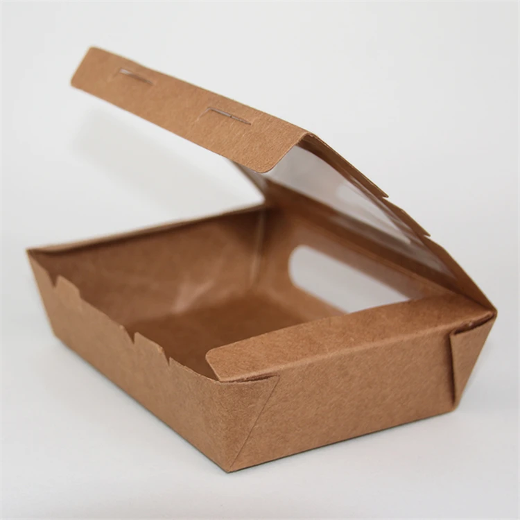 Multifunctional Kraft Paper Transparent Deli Boxes With Great Price ...