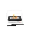 Free standing indoor moving bioethanol fireplace table
