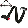 Adjustable Skiing Pole Shoulder Hand Carrier Lash Handle Straps Hook Loop Protecting Black Nylon Ski Handle Strap Bags
