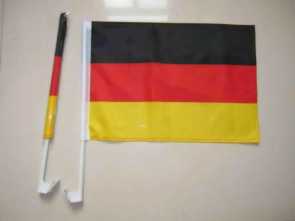 Germany Car Window Flag With Big Bracket - Buy Custom Car Window Flags ...