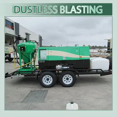 best choice mobile dustless blasting,tongs mobile sand blasting