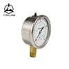 MAde in China oil-filled bourdon tube Dial Type Ss Case pressure gauge
