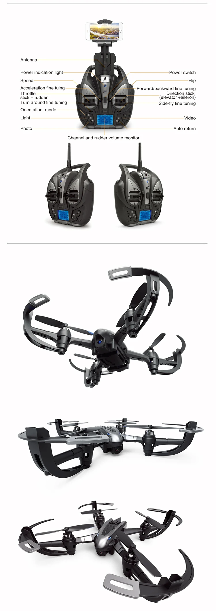 Thermal Wireless Camera Quadcopter Rc Drone For Sale Buy Rc Drone