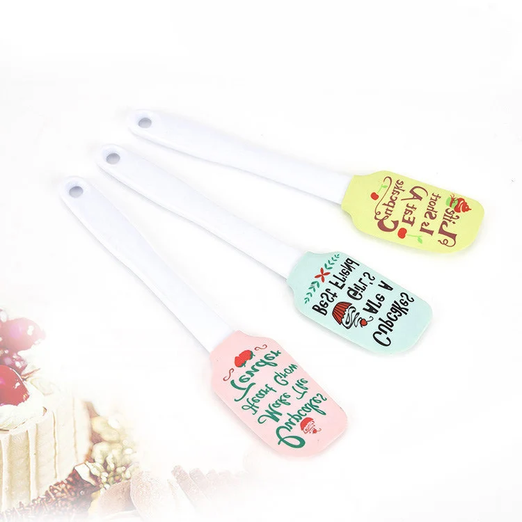 Cake tools Silicone Cream Butter Cake Spatula Mixing Batter Scraper Brush Butter Mixer Cake Brushes Baking Tool Kitchenware
