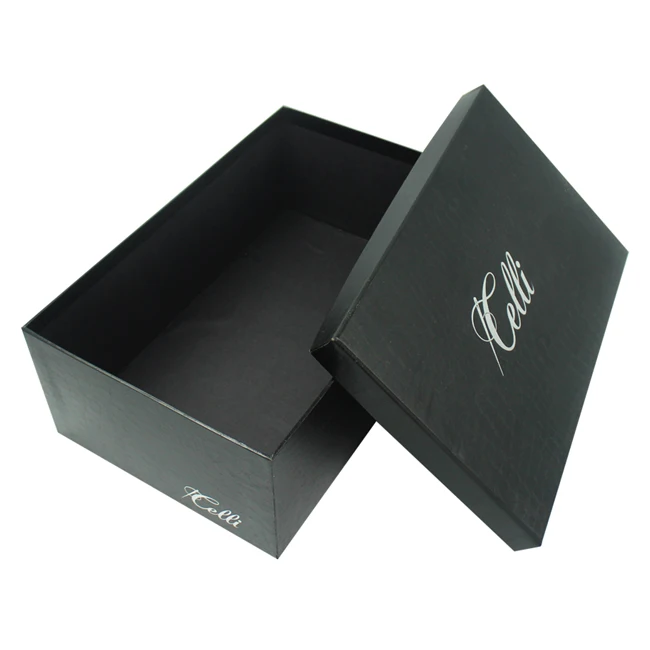 Wholesale Best Selling Recycled Design Lid And Boottom Black Cardboard