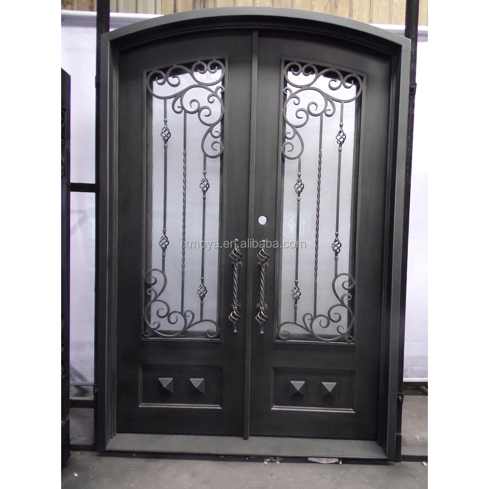 New Cheap Modern Simple Single Double Window Door Arch Top Safety