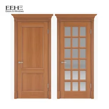 Один лист новый дизайн Обычная Деревянная Дверь