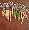wholesale key ring metal weapon bullet keychain 3d mini bullet keychain