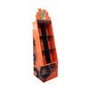 Custom portable retail store cardboard floor stand Christmas gift display shelf