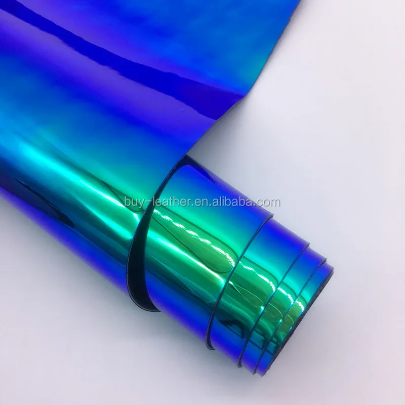 (by6081) Tpu Iridescent Holographic Mirror Vinyl Fabric For Handbags