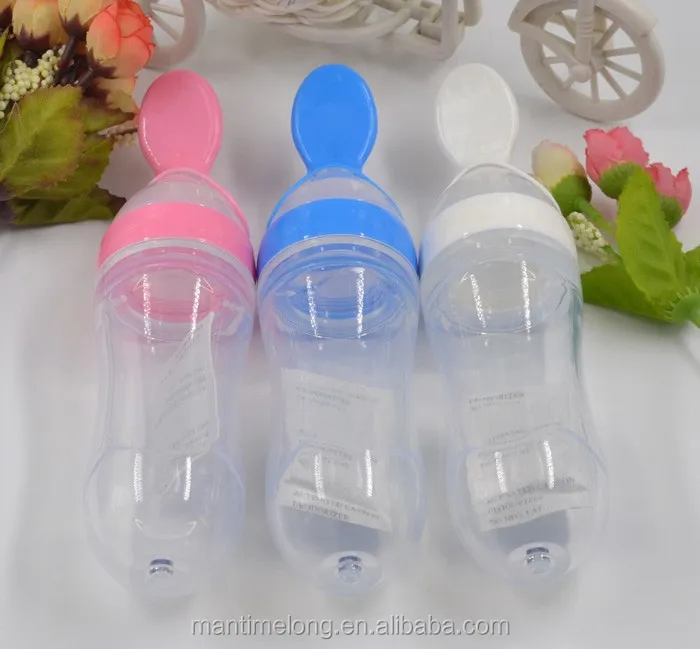 spoon type feeding bottle