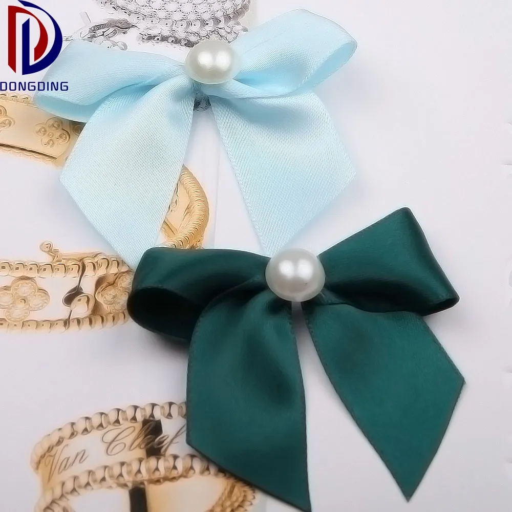 Handmade Red Satin Ribbon Bow With Elastic Loop For Gift Packing Buy