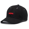 High Quality Custom 3D embroidery cross black snapback baseball caps