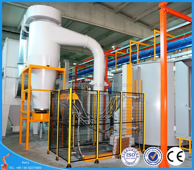 Full Automatic Powder Coating Line Equipment / Powder Coating Spraying