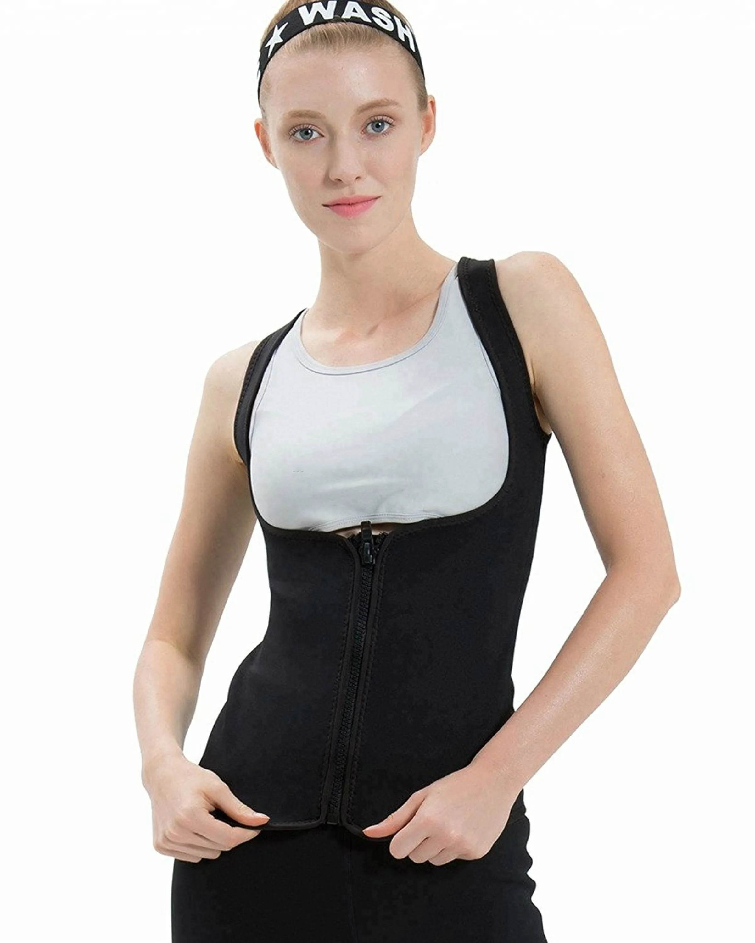 Customized Factory Price Lady Training Body Shaper With Front Zip Buy