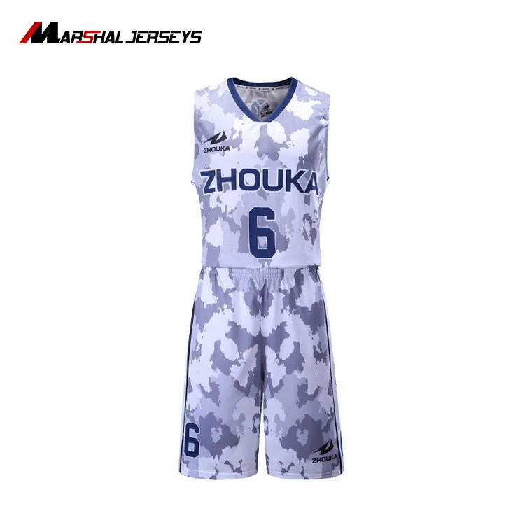 Blue Basketball Jersey Uniform Design,High Quality Sublimated