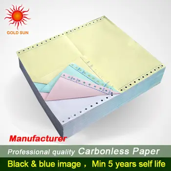 hight quality carbonless copy paper 3 layer computer carbon copy graph paper