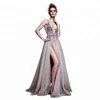 China Wholesale Excellent Quality Evening Gown Fabric, Ladies Long Evening Party Wear Gown