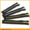 Factory Sale Aluminium Zipper Silver Gold No.3 Or No.4 C/E Metal Zippers or Zips