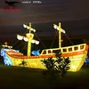 Hot Sales 2019 Realistic Silk Lantern Led Remote Control Lantern For Theme Park