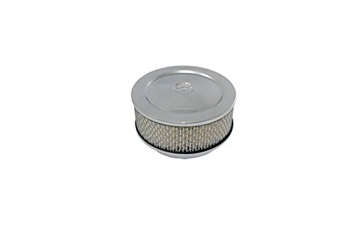 Mota Performance A40309 Glass Fuel Filter 3//8 Inlet//Outlet with Paper Filter Element
