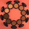 Private label cosmetics for dark skin compact powder face pressed powder palette