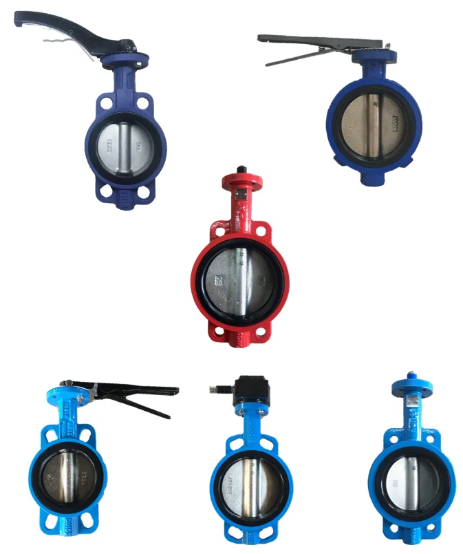 Dn100 4'' In Highly Corrosive Resistant Butterfly Valve 24 Nickel Plate