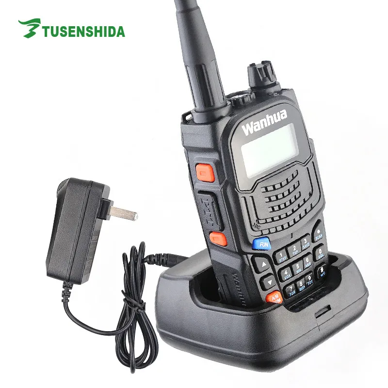 2017 Newest Vhf/uhf Handheld Two Way Radio Tssduv5rw 2800mah Battery