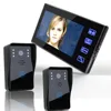 7" Video Door Phone Intercom Doorbell with 2pcs 1000TVL Outdoor Security CCTV Camera + 1pcs Indoor Monitor Home Security