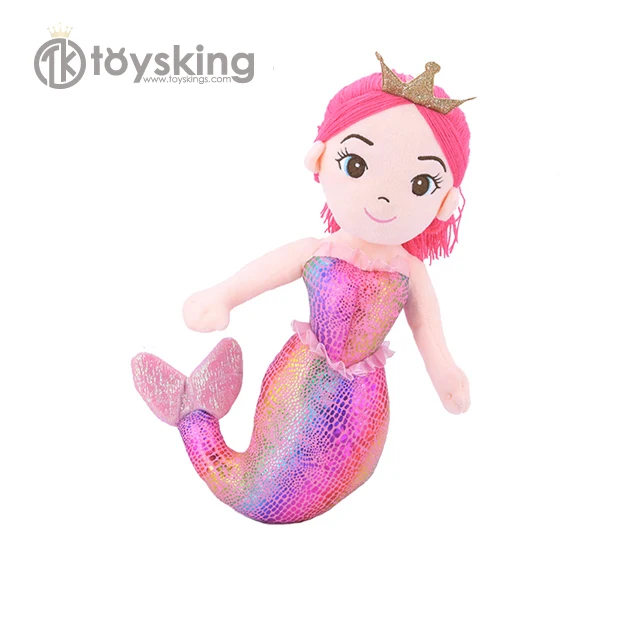 Lovely Stuffed Rag Doll Plush Mermaid Toy Soft Cute Plush Doll Toy For ...