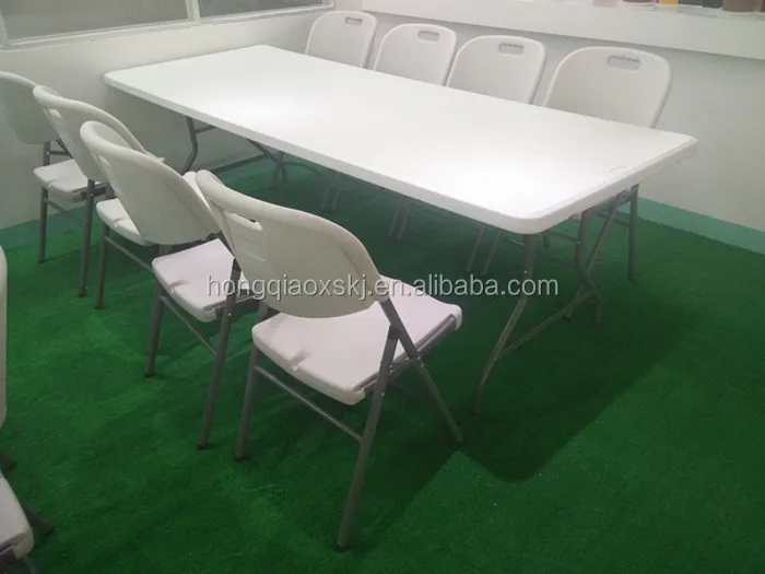 200cm 2mhdpe Plastic Modern Folding Table In Garden,Triangle Folding