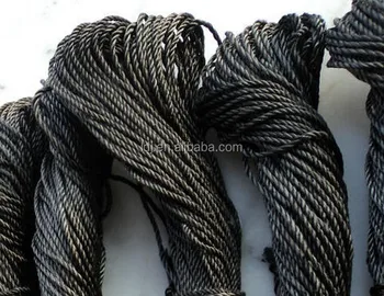 Graphite Ropes, Flexible Carbon Fiber Rope High Strength 1Kg Heat Resistant For Negative Ion Conductive Electrode For High Temperature Sewing(Diameter