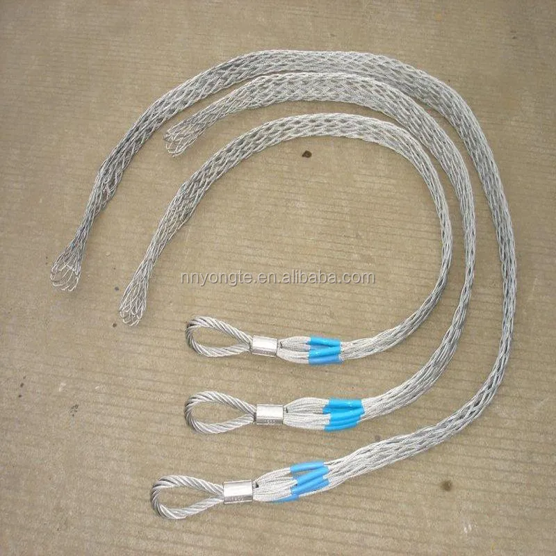 Towing Smooth Wire Mesh Grip Protecting Stainless Steel Cable Wire