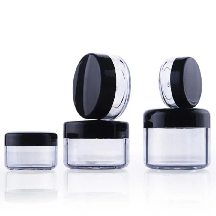 3g 5g 10g 15g 20g Empty Plastic Small Jars for Cosmetics or Sample Packaging .jpg