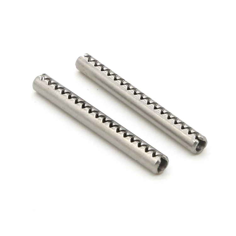 Professional custom 316/304 stainless steel Toothed pin Slotted Spring