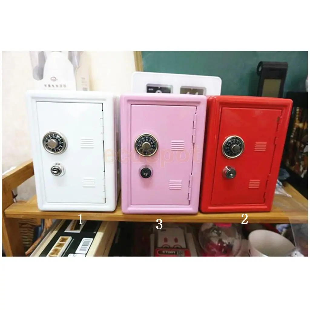 18cm Metal Piggy Bank Safe Money Saving Box Case Children 18cm Metal Piggy Bank Safe Money Saving Box Case Children