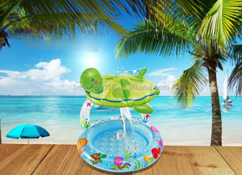 baby paddling pool with cover