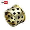 Customized precision graphite inserts copper based flange bushing