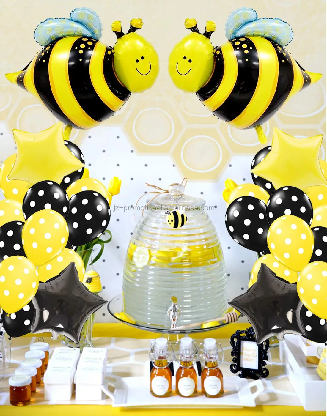 Kids Birthday Party Decorations Bee Balloons For Honey Bee Themed