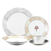 20pcs plate set Volume manufacture factory price decals ceramic tableware